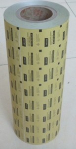 China, PE Fabricante laminado de aluminio papel de aluminio para bolsitas de tejido refrescantes