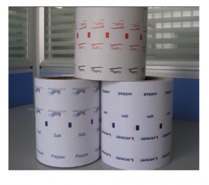 papel de aluminio de logotipo personalizado impreso