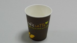 Taza de papel de alta calidad de impresión 200ml de logotipo personalizado